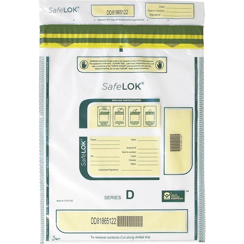 Bag, Deposit, Tmp-Evd, 12x16, Clear 100/PK