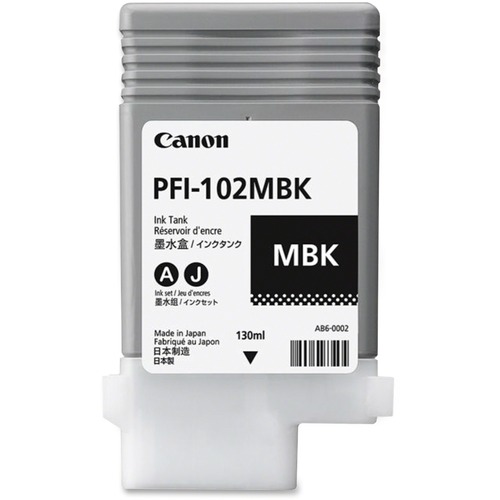 Cartridge, Ink, PFI-102MTBK