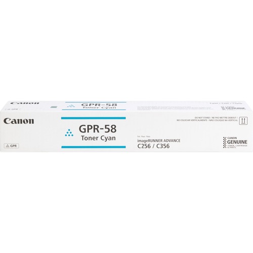 Cartridge, Lsr, GPR58, C256, Cyan, 18K