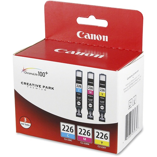 Cartridge, Ink, CLI-226, Cyan, Magenta, and Yellow