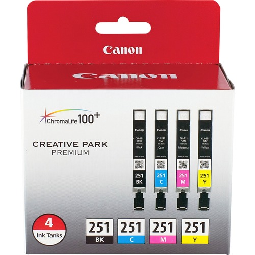 Cartridges, Ink, Black, Cyan, Magenta & Yellow 4/PK