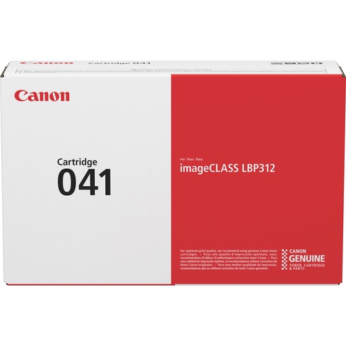 Toner Cartridge 041, For iC LBP312, 10000 Page Standard Yield, Black