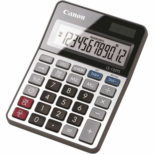 Calculator, Desktop, 12 Digit, Solar