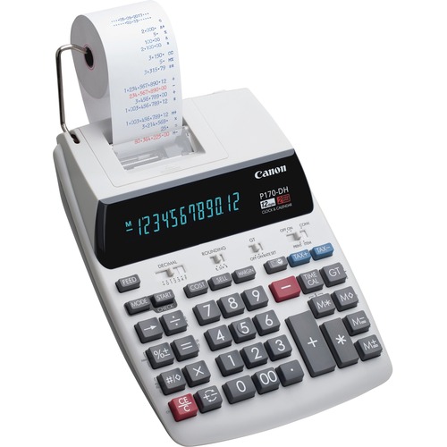 Calculator, Prt, 12 Dgt, Clk, Tx, C/S/M
