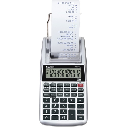 Calculator, Prt, 12 Dgt, Tax, Hand Held