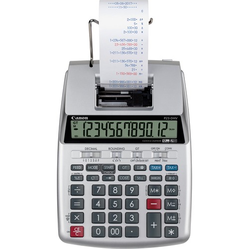 Printing Calculator, 12-Digit, 6-2/5" Wx 9-1/10" Lx 2-1/5" H, SR