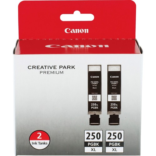 Cartridges, Ink, Pigment, Black, XL 2/PK