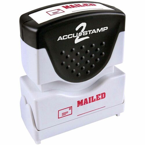 Stamp, Accu2, Mailed, Red