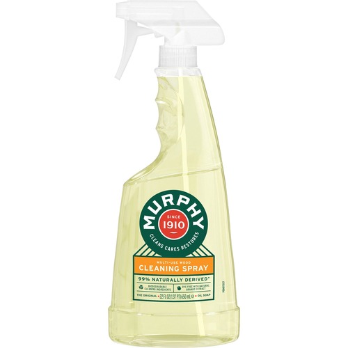 Wood Cleaner, 22 Fl Oz, 2-7/10"Wx10-4/5"Lx4-1/10"H, Orange