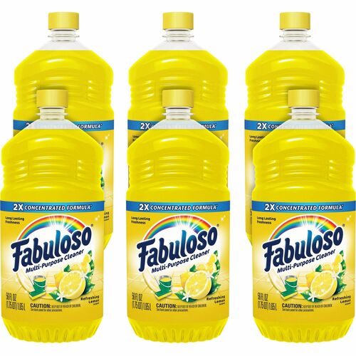 Cleaner, Fabuloso, Lemon, 56 Ounce 6/CT