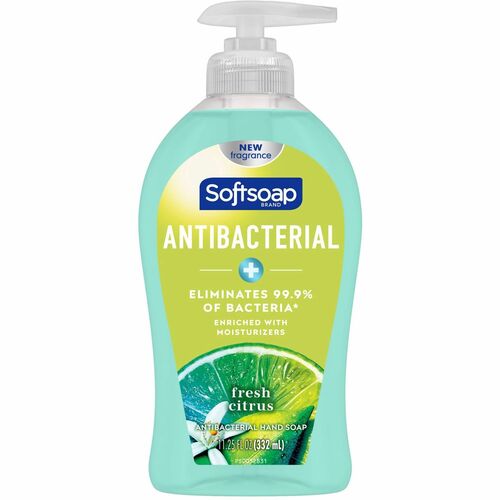Hand Soap, Liquid, Fresh Citrus, Antibacterial, 11.25 fl oz, Green
