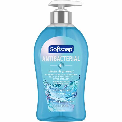 Hand Soap, Antibacterial, Clean&Protect, 11.25oz, Blue