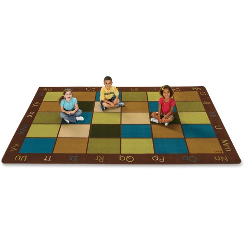 Natures Colors Seating Rug, 6' x 9', Natural/Ast