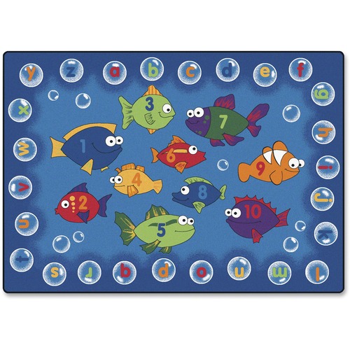 Fishing for Literacy Rug, Rectangle, 8' x 12'