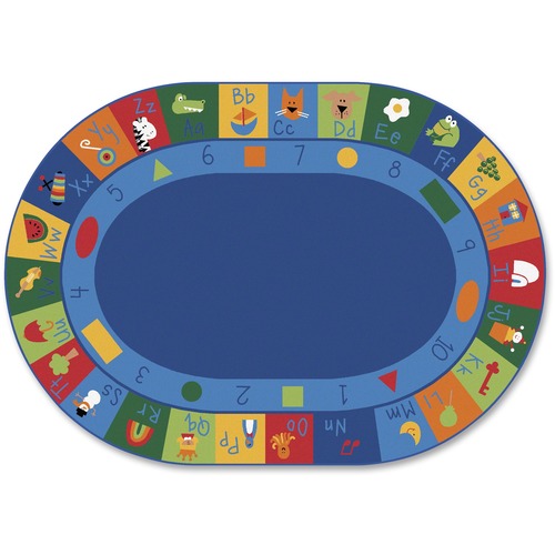 Learning Blocks Rug, Oval, 8'3" x 11'8"