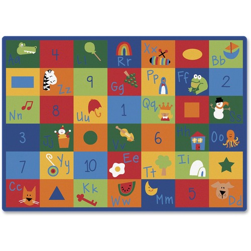 Learning Blocks Rug, Rectangle, 8'4"x11'8"
