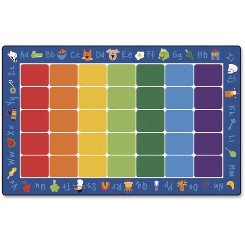 Seating Rug, Fun With Phonics, Rectangle, 8'4"x13'4"