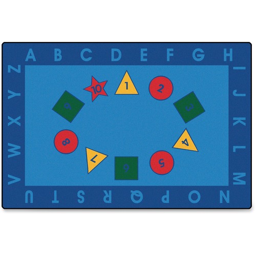 Early Learning Value Rug, 8' x 12', Rectangle, Multi
