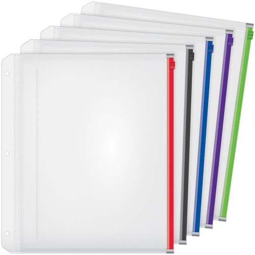 Pocket, Exp, Zip, 0.5, Ast 5/PK