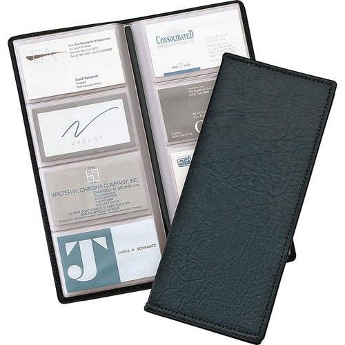File, Business Card, 96-Cap, Black