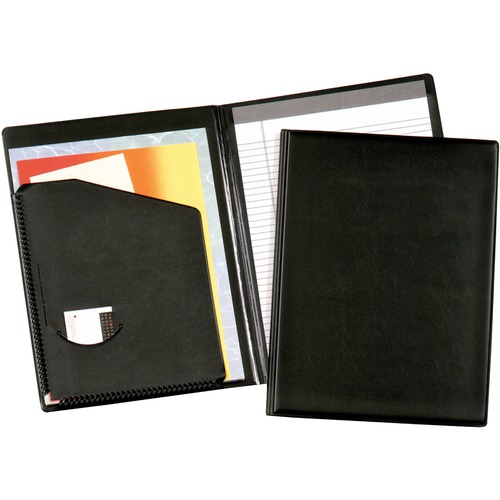 Pad Holder, Letter Pad Holder, 9-1/2" x 1/2" x 12-1/2", Black