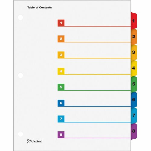 Index, 3-Ring, 1-Step, 1-8, MI