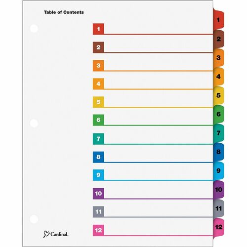 Index, 3-Ring, 1-Step, 1-12, Mi