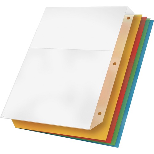Pocket Binder Poly Multi 5/PK