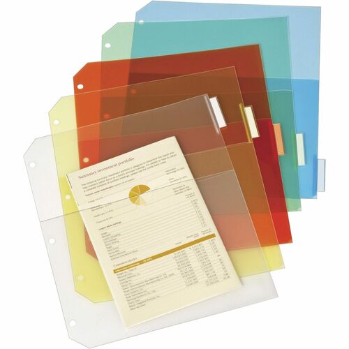 Divider, Packet, Poly, Assorted 5/PK