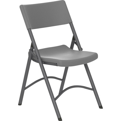 Chair, Folding, 300 lb. Weight Capacity, Gray 4/CT