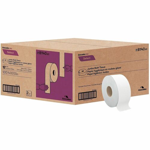 Tissue, JRT, 3.3 X 1000 White 12/CT