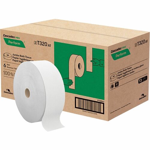 Bathroom Tissue, For Tandem Dispensers, 3.45" x 1250', WE 6/CT