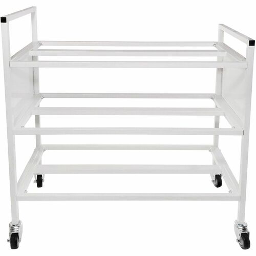 Ball Cart, Mobile, Steel, 24-Ball Cap, 20" x 42" x 44", Black