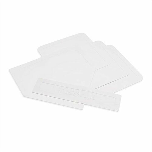 Base Set, Throwdown, Indoor/Outdoor, 17" x 17", White 6/ST