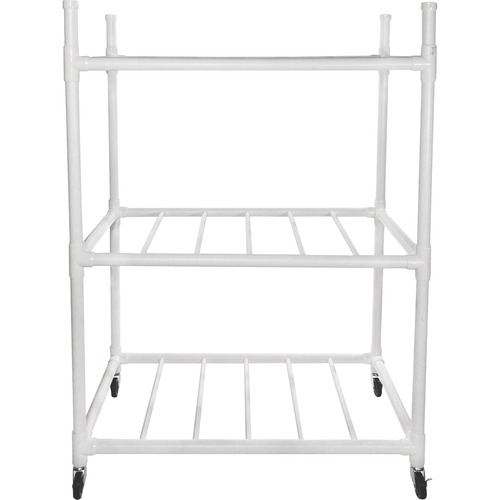 Cart, Mobile, Multipurpose, Heavy-Duty Plastic, 24" x 44" x 41", We