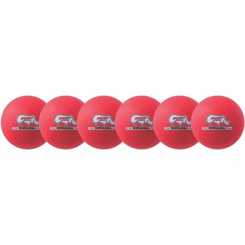 Dodgeball, Foam, Neon Red 6/ST