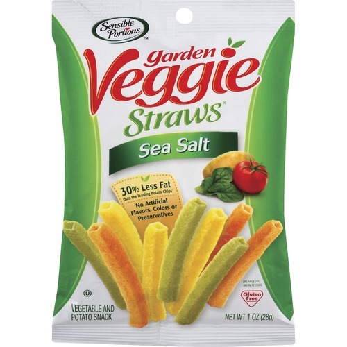 Veggie Straws, Sea Salt, Gluten-Free, 1 oz, MI 24/CT