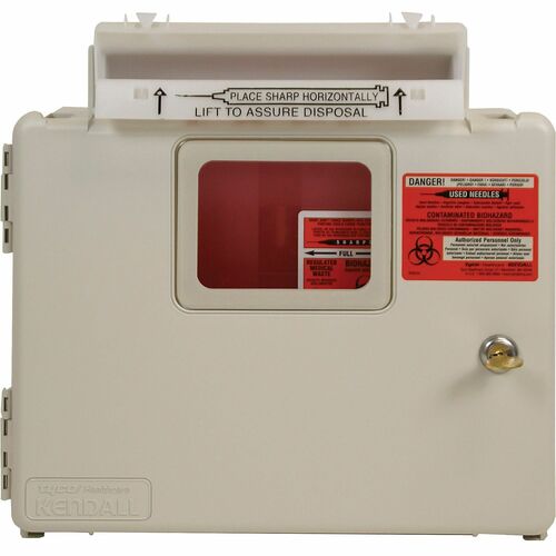Cabinet, Wall Mount, Sharps, 5 Qt