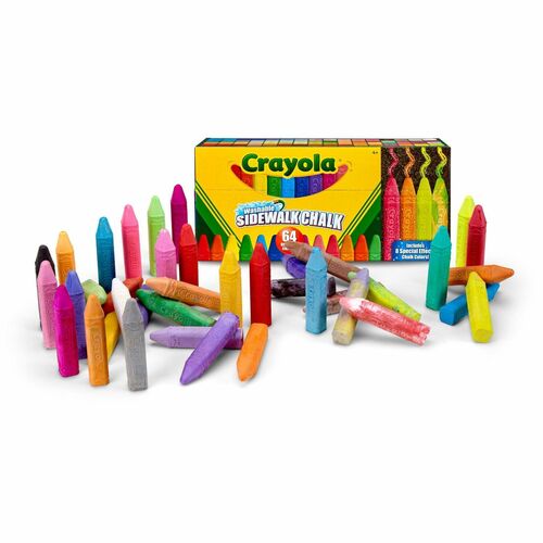Chalk, Sidewalk, Assorted 64/BX