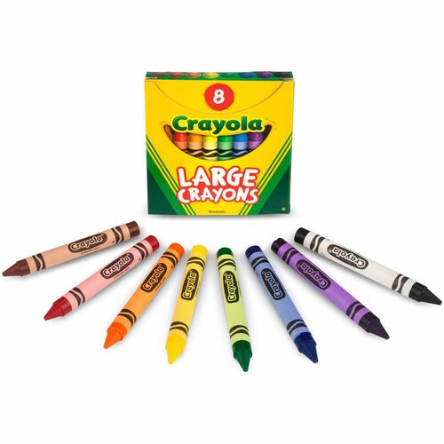 Crayons, Large, Tuckbox 8/BX
