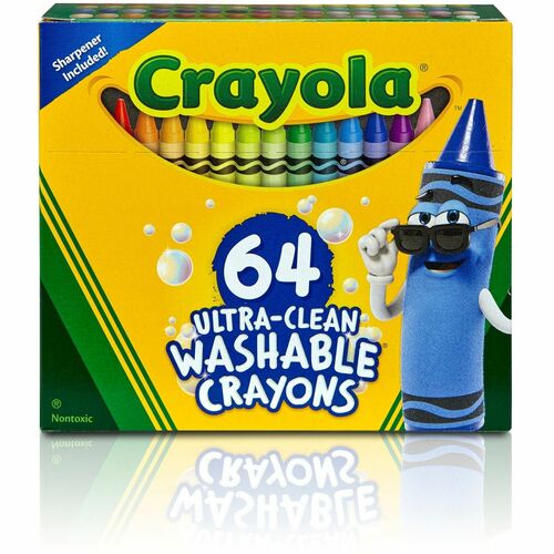 Crayons, Washable 64/PK