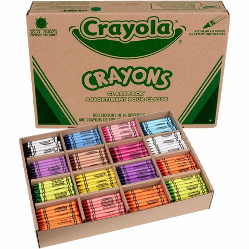 Crayon, Crayola, Classroom Pack 800/BX