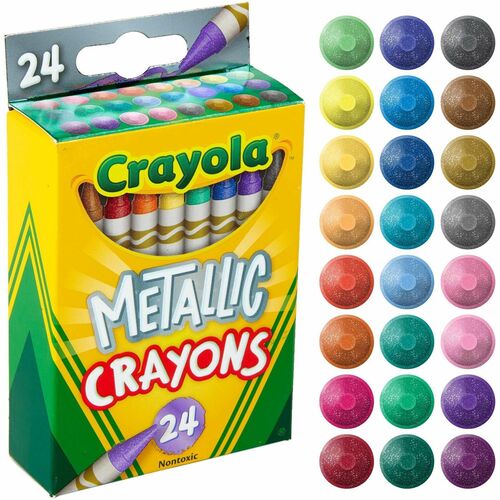 Crayon, Metallic 24/PK