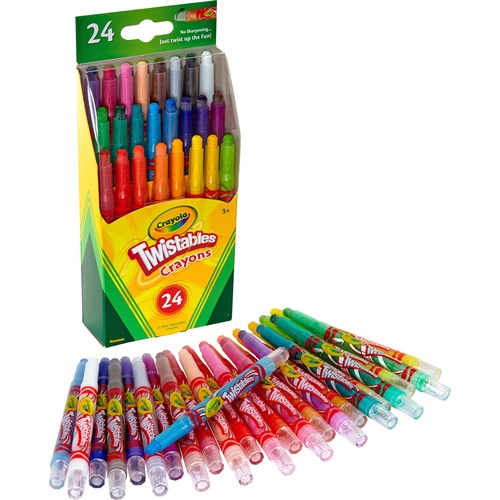 Crayons, Slick Stix, Twist, Mini 24/ST