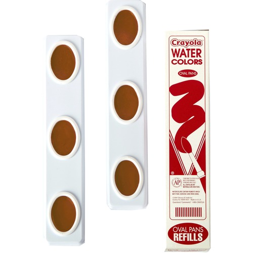 Paint, Watercolor, Refill, Brown