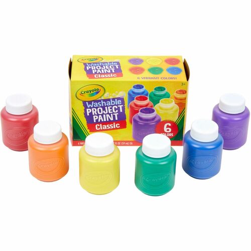 Washable Project Paint, Classic 6/ST