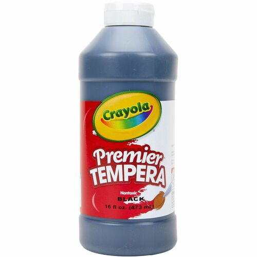 Paint, 16 OZ Tempera, Black