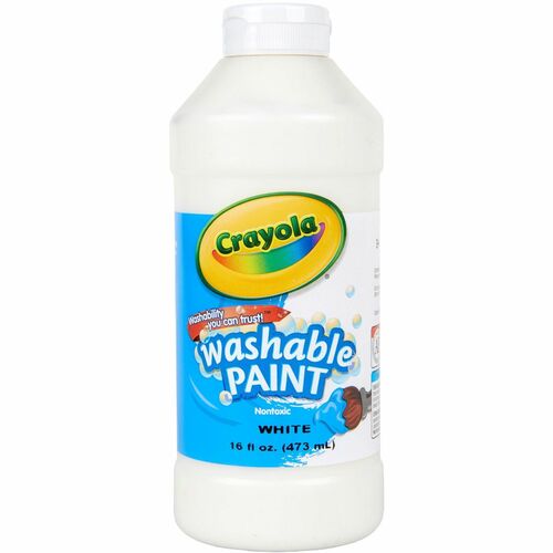Paint, Washable, 16 Ounce, White