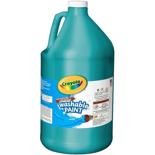 Paint, Washable, Refill, Teal Blue