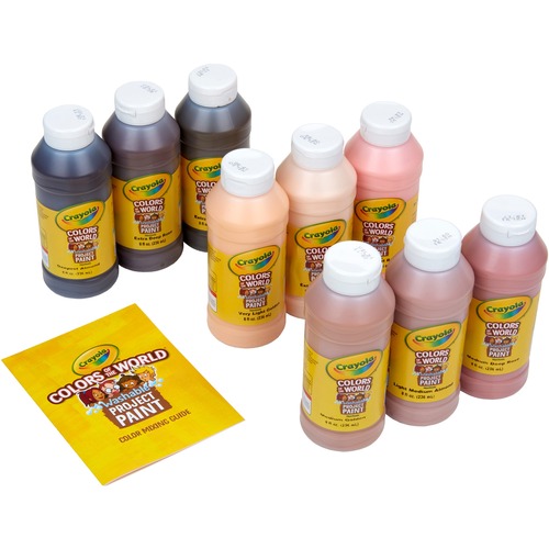 Paint, Cotton Washable, 8 Ounce 9/PK